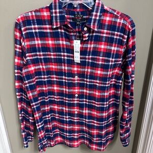J. Crew Men's Vibrant Plaid Button-Down Shirt